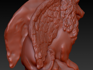 gargoyle lion 3D 模型