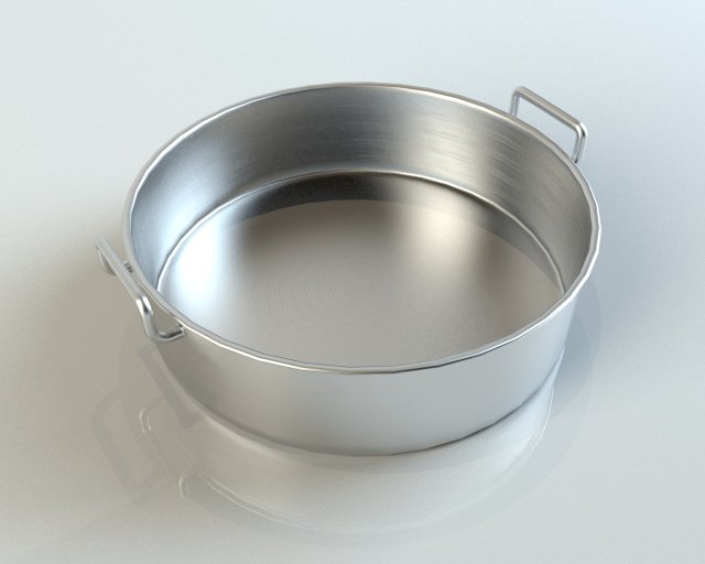 baking dish 3D Model .c4d .max .obj .3ds .fbx .stl .blend 