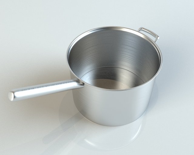 pan with handle 3D Model .c4d .max .obj .3ds .fbx .stl .blend 