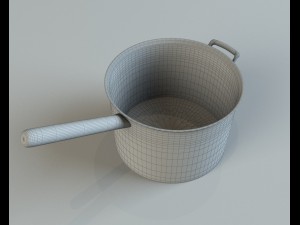 pan with handle 3D Model