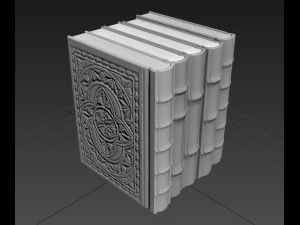 old books 3D Model