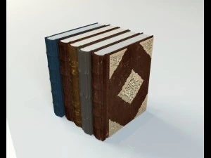 old books 3D Model
