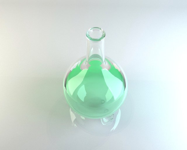 flask 3D Model .c4d .max .obj .3ds .fbx .stl .blend 