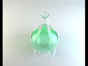 flask 3D Model