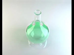 frasco Modelo 3D