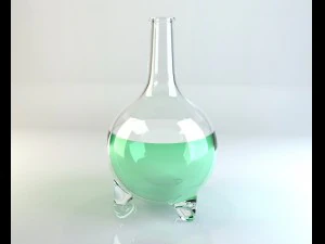 flask 3D Model