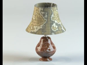 클래식 램프 3D 모델