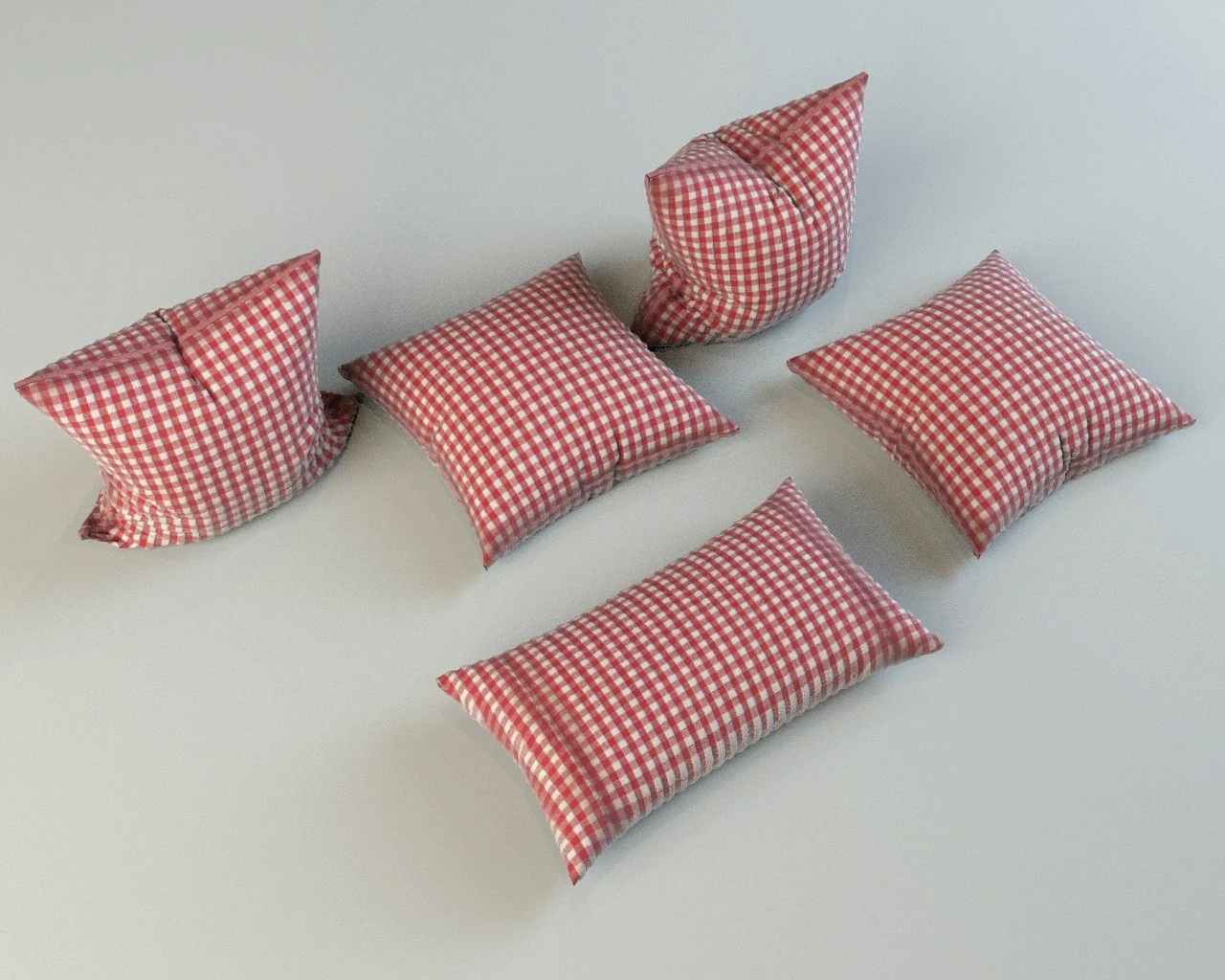 pillows 3D Model .c4d .max .obj .3ds .fbx .stl .blend 