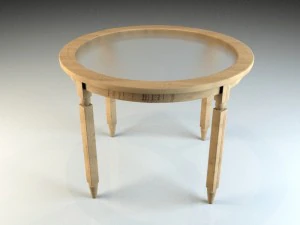 wooden table 3D Model