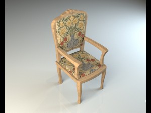 chair set 3D 모델