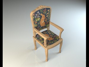 chair set 3D 모델
