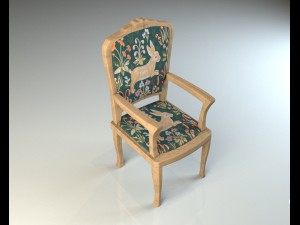 chair set 3D 모델
