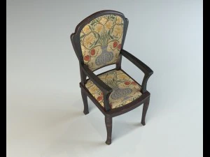 chair set 2 3D Model
