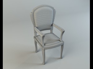 chair set 2 3D 모델