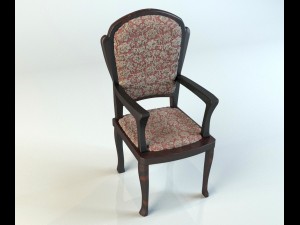 classic wooden chair 3Dモデル