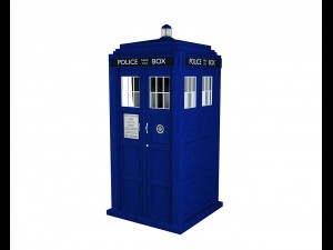 tardis 3Dモデル