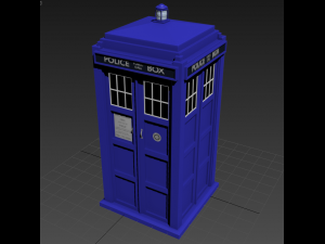tardis 3Dモデル