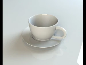 Keramiktasse 3D Modell