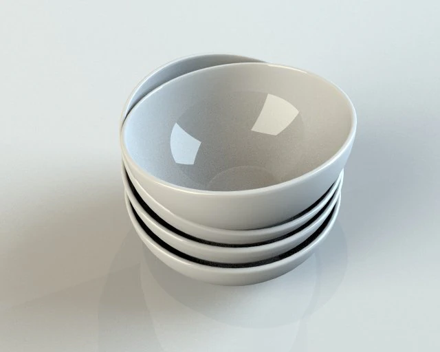 tigelas de cerâmica Modelo 3D .c4d .max .obj .3ds .fbx .stl .blend