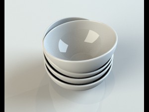 ceramic bowls 3D Model