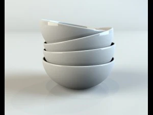 tigelas de cer&acirc;mica Modelo 3D