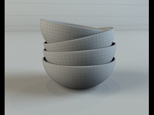 ceramic bowls 3D Model