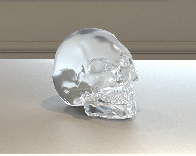 crystal skull 3D Модель .c4d .max .obj .3ds .fbx .stl .blend 