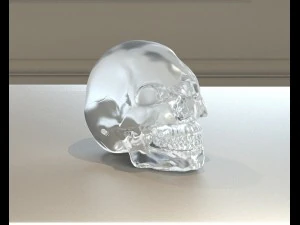caveira de cristal Modelo 3D