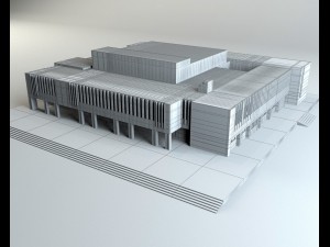 school model 3D मॉडल