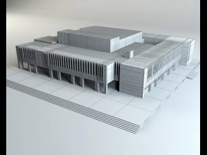 school model 3D Model