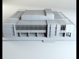 school model 3D मॉडल