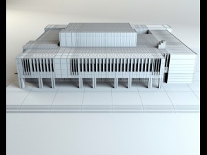 school model 3D मॉडल