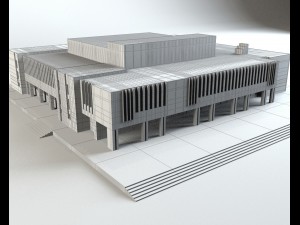 school model 3D मॉडल