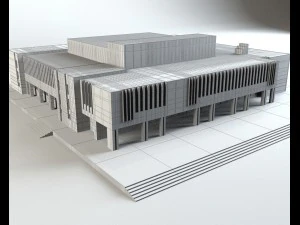 school model 3D Model