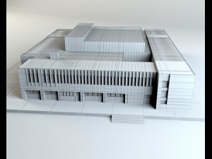 school model 3D मॉडल