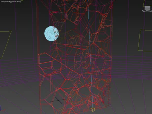 shattering glass 3D Model