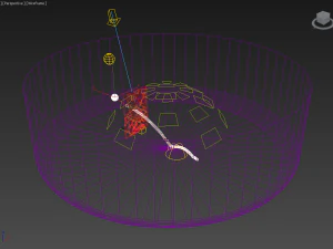 shattering glass 3D Model