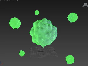 animation virus 3D Model