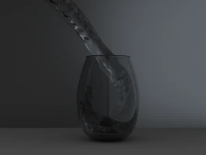 taza de cristal Modelo 3D