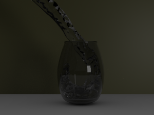 glass cup Modèle 3D