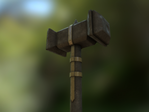 game ready medieval warhammer 3D Model