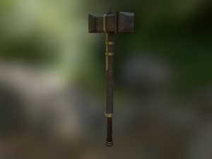 game ready medieval warhammer 3D 模型