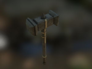 game ready medieval warhammer 3D 模型