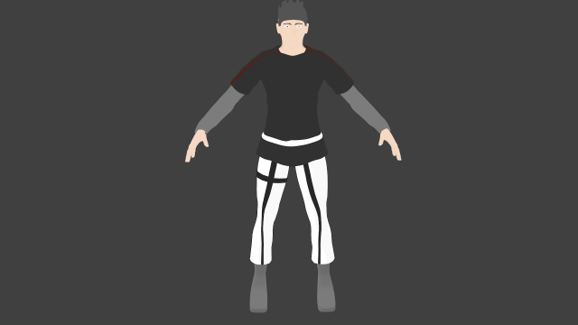 anime character 3D 模型 .c4d .max .obj .3ds .fbx .stl .blend 