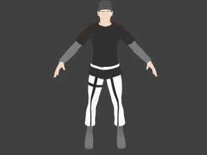 personagem de anime Modelo 3D