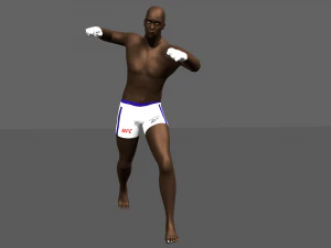 personagem ufc Modelo 3D