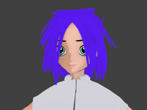 anime female 3D Model