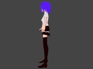 anime female 3D Model