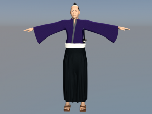 samurai japan Model 3D