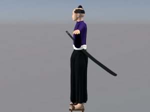 samurai japan Modello 3D